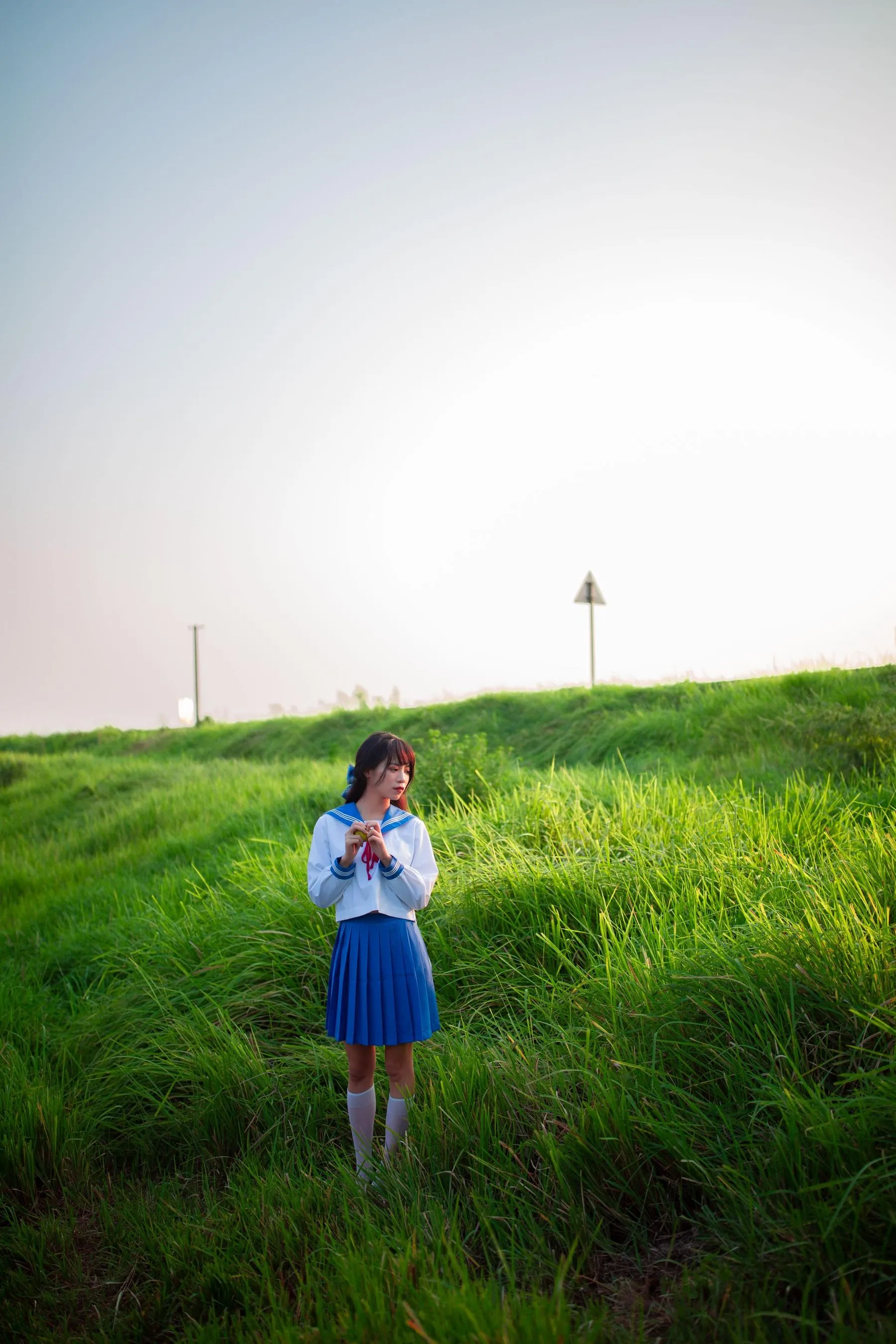 [YITUYU艺图语]2022.02.02 JK少女 一只橙子 [48P]插图4
